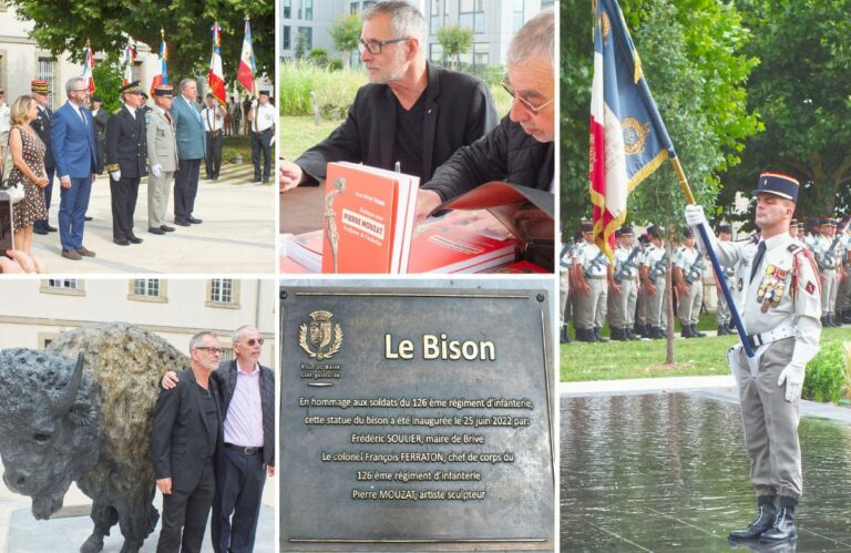 Lire la suite à propos de l’article Inauguration du bison de Pierre Mouzat