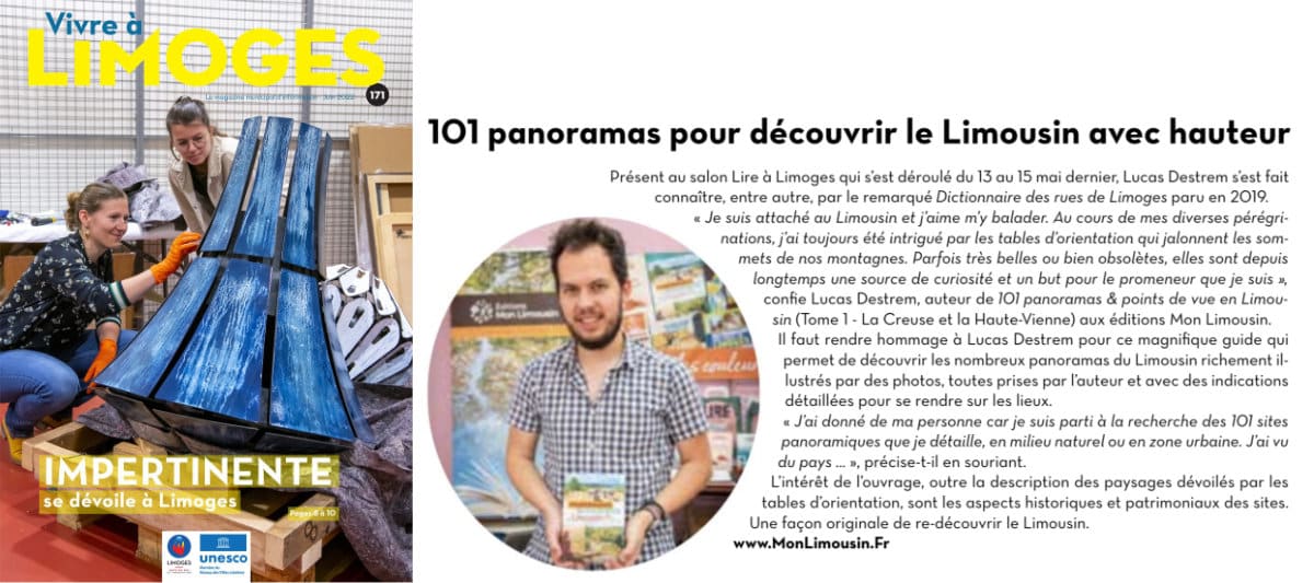 Lire la suite à propos de l’article Dans le magazine Vivre à Limoges