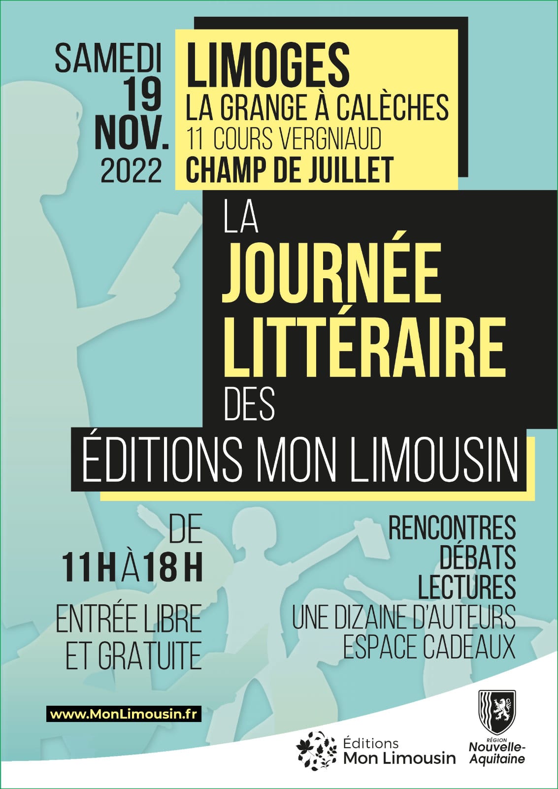 Lire la suite à propos de l’article Journée littéraire des éditions Mon Limousin